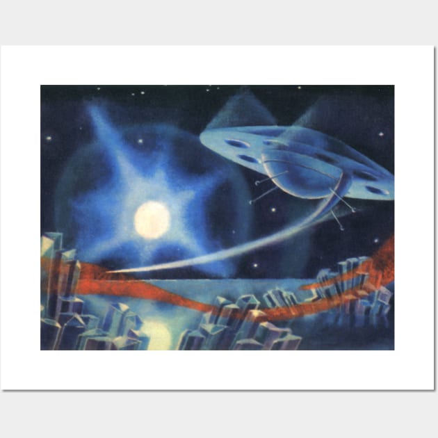 Vintage Science Fiction Wall Art by MasterpieceCafe